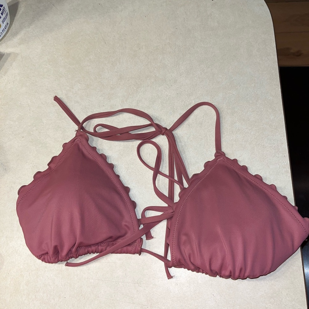 VS PINK bathing suit top triangle size L